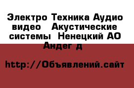 Электро-Техника Аудио-видео - Акустические системы. Ненецкий АО,Андег д.